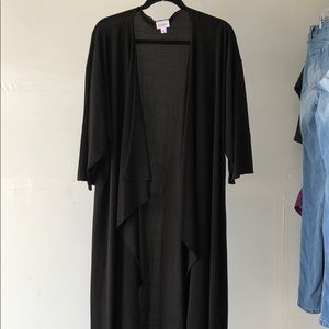 Black Lularoe Shirley kimono UNICORN!!